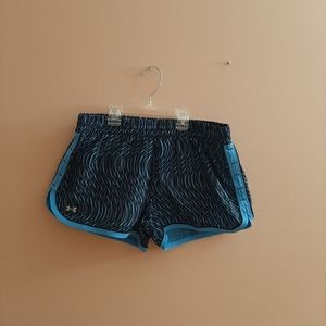 NWOT Under Armour Blue and Black Shorts